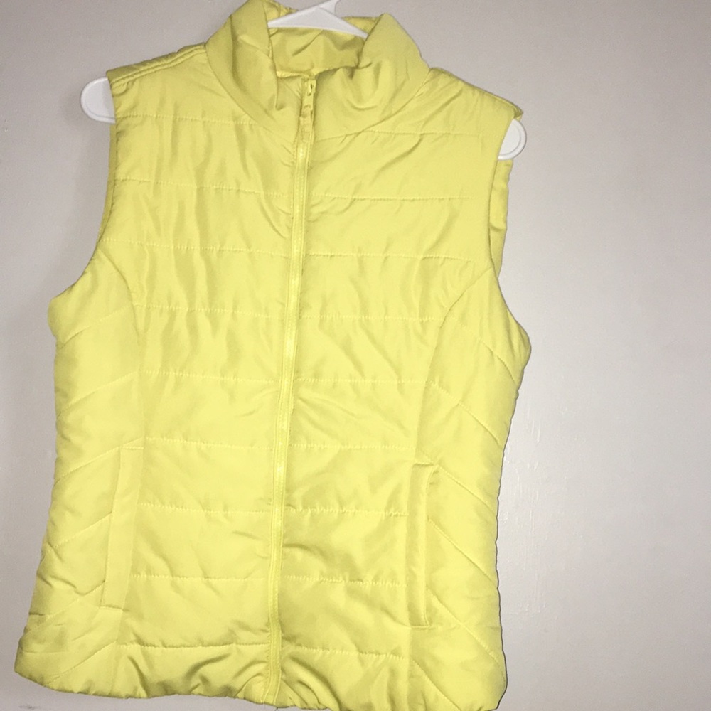Yellow winter vest